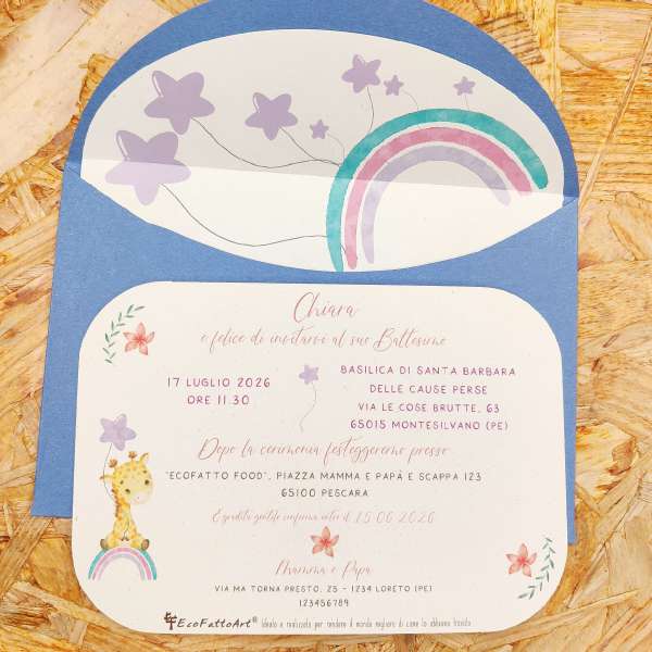 inviti battesimo bimba